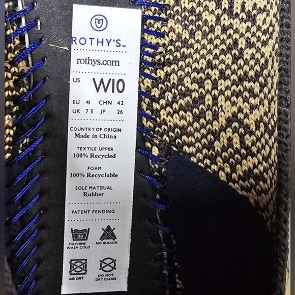 Rothy’s The Point Leopard Flats SZ 10 - Picture 7 of 8